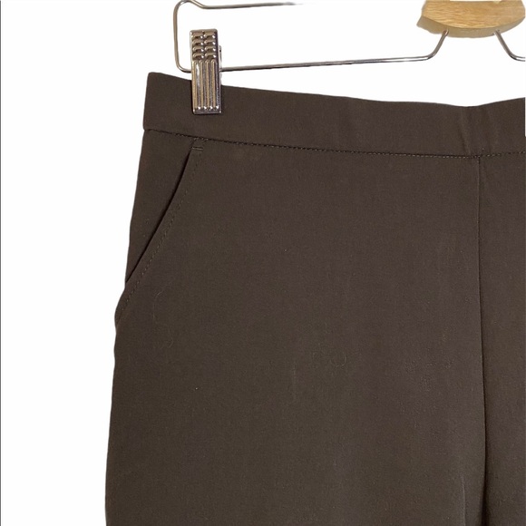 Briggs New York Brown Stretch Straight Leg Dress Pants 10 Career Business - Picture 5 of 11